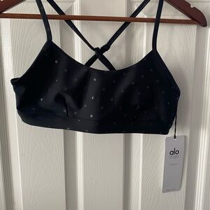 ALO Yoga Midnight Dot Sports Bra